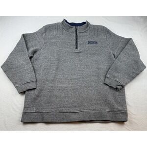 Vineyard Vines The Shep Shirt Women's Size L Gray 1/4 Zip